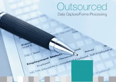 Cover of Dajon Data Management Outsourced Data Capture/Forms Processing brochure