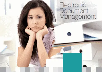 Cover of Dajon Data Management Electronic Document Management brochure