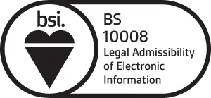 Dajon is compliant to the BS 10008 standard for Legal Admissibility of Electronic Information